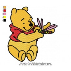Winnie the Pooh 24 Embroidery Designs